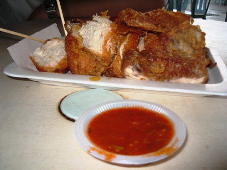 Belacan Chicken with Spicy Chili